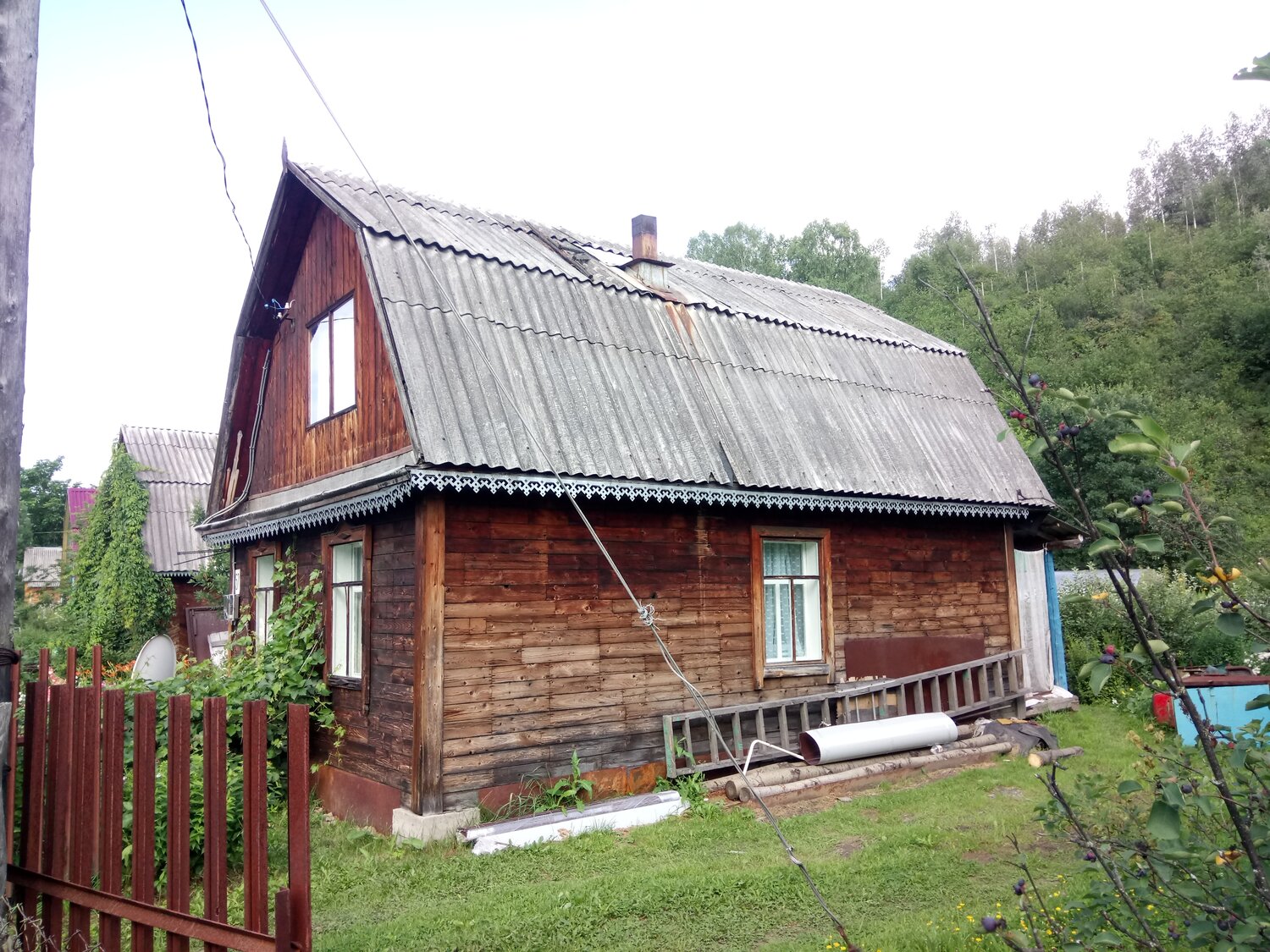 в деревне, дача, снт дружба можайский р-н д. новый путь дом 76м, . тюмень, садовое товарищество надежда-1,, участок