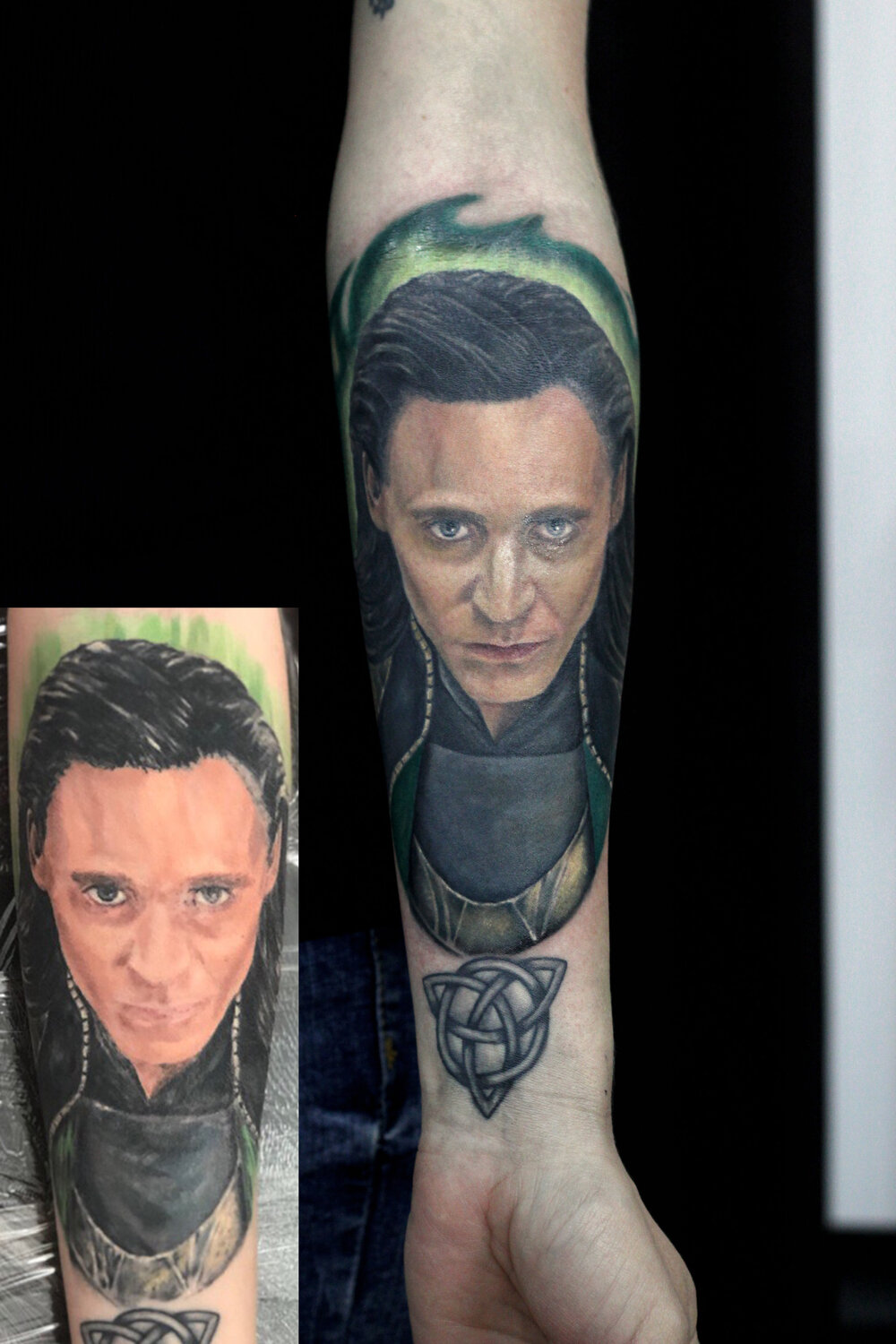 локи тату, татуировка, локи татуировка, тату джокер на предплечье, tattoo