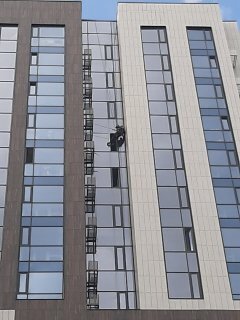 жилой комплекс, жк панорама сколково, вентилируемый фасад, фасад, молодёжный жилой комплекс