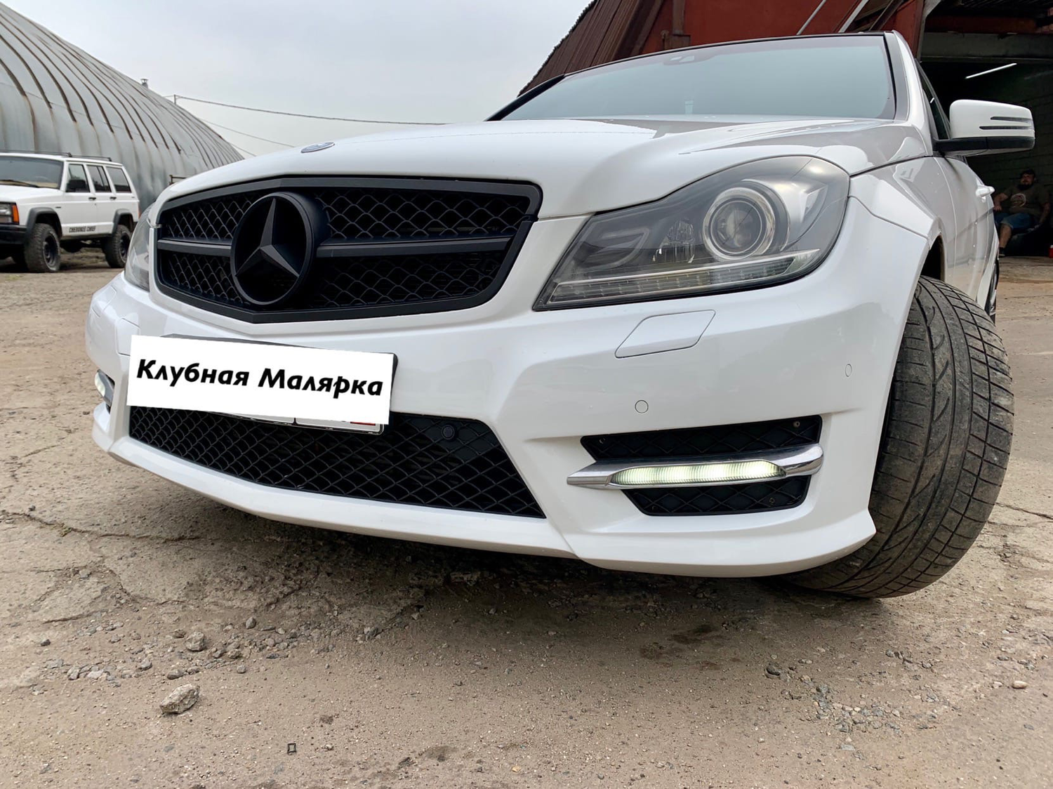 mercedes-benz w204, w204 решетка gt, решетка amg w204, mercedes-benz, Mercedes-Benz C-klasse II (W203)