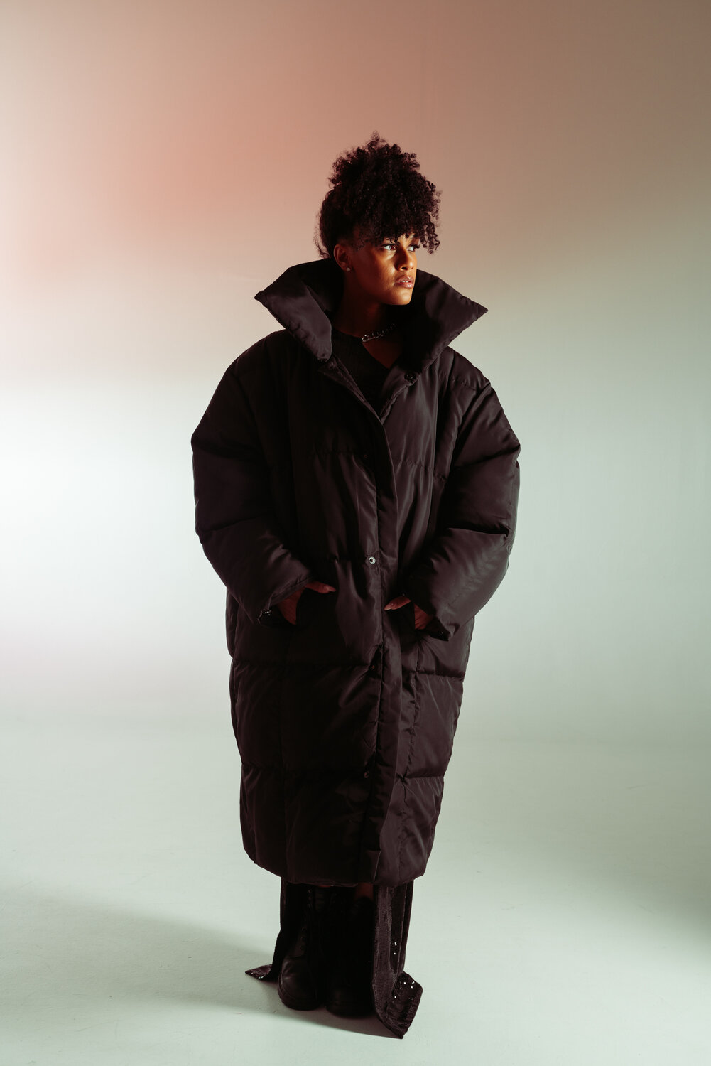 пуховики оверсайз, пуховики, пуховик двусторонний, длинные пуховики, удлиненный пуховик