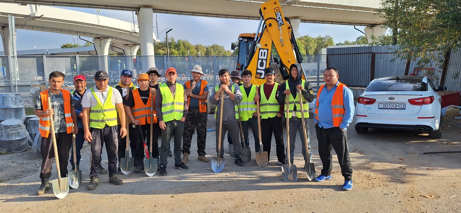 строительство, стройка, трудовой мигрант, работник дорожной службы, мигрант