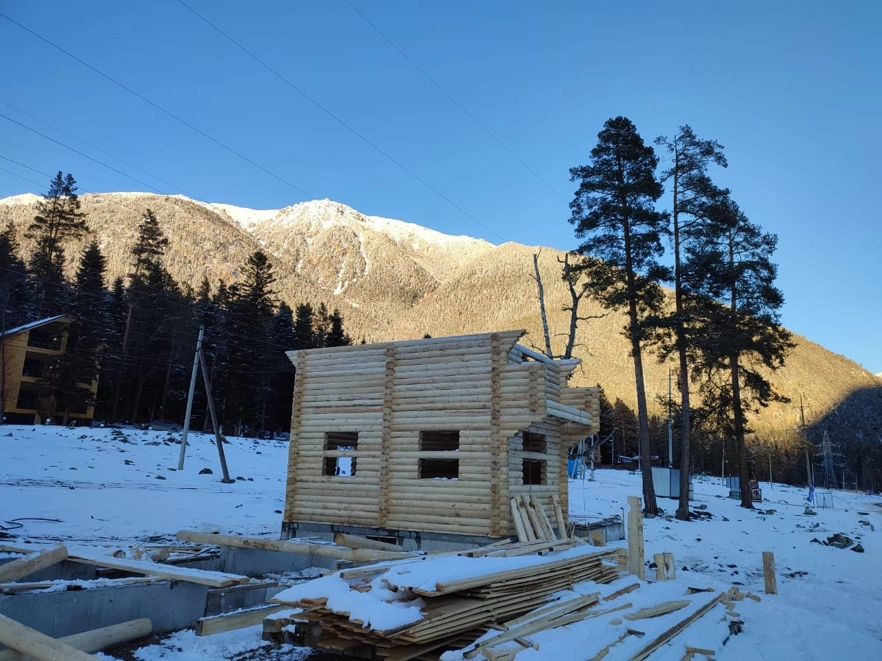 сруб дом, сруб хаус архыз, сруб дома, баня сруб, cтроительства деревянного дома