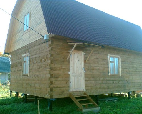 дачные дома из бруса, дом из бруса 6 х 6, дома из бруса под ключ, дома из бруса, строительство дома из бруса