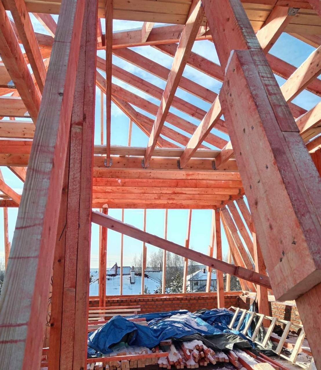 каркасного дома, монтаж стропильной системы, каркас для дома, стропильные системы крыш, стропильные системы