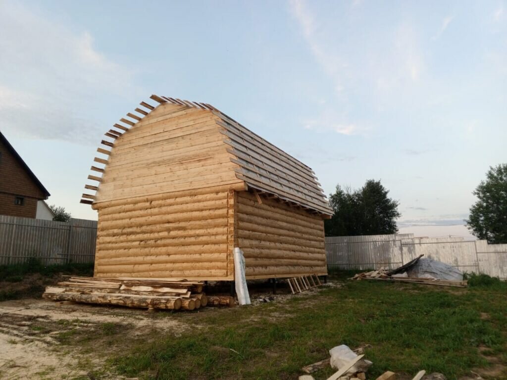 сруб бани, сруб дом, сруб бани 6 х 6, сруб, сруб из бревна