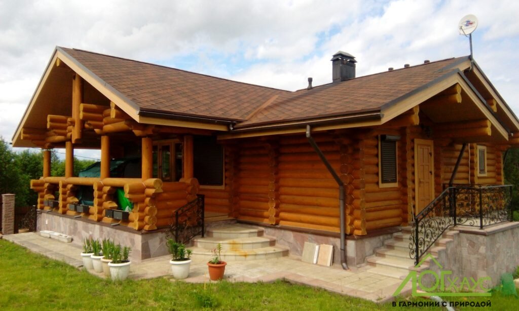 одноэтажные дома из сруба, дома из оцилиндрованного бревна, одноэтажные дома из бревна, одноэтажный дом из оцилиндрованного бревна, одноэтажные деревянные дома