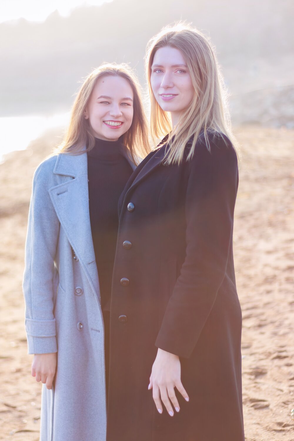 людей, девушка, пальто, подруги фотосессия, модное пальто