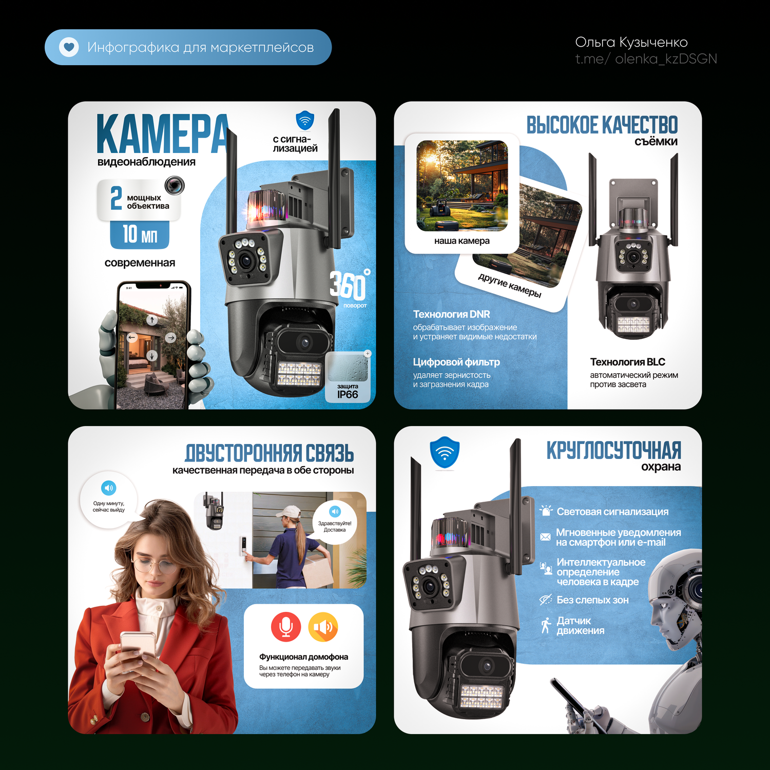 беспроводная камера, поворотная ip камера, wifi камера, ip камера, уличная беспроводная камера
