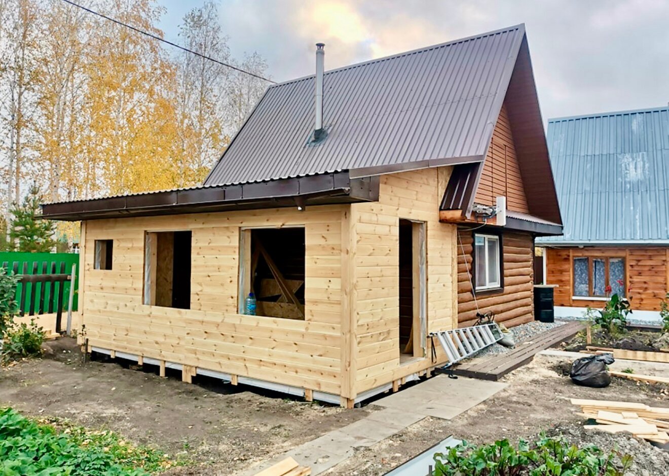 дачные дома из бруса, пристрой к дому из бруса 6на6, дома из бруса под ключ, строительство дачных домов, дома из бруса