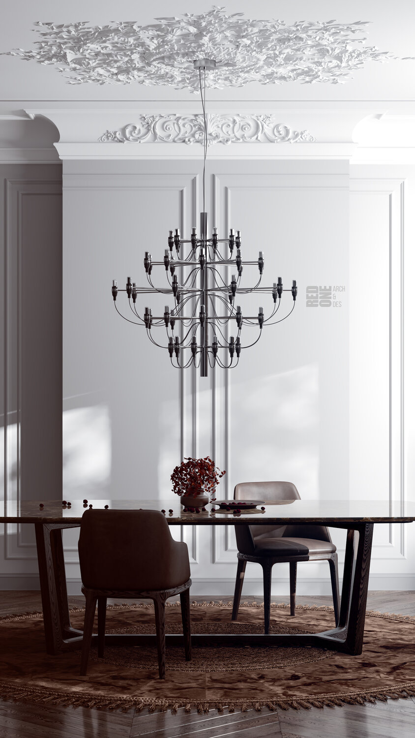 люстра flos 2097/30, люстра flos 2097/50 chrome, подвесной светильник, подвесная люстра, люстра flos 2097