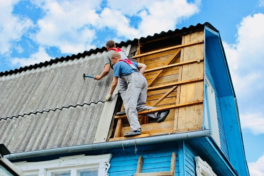 замена кровли, реконструкция крыши частного дома, замена крыши в частном доме, кровельные работы, монтаж кровли