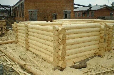 сруб 6х4 пятистенок баня, сруб из бревна, сруб из оцилиндрованного бревна, сруб бани, оцилиндрованного бревна