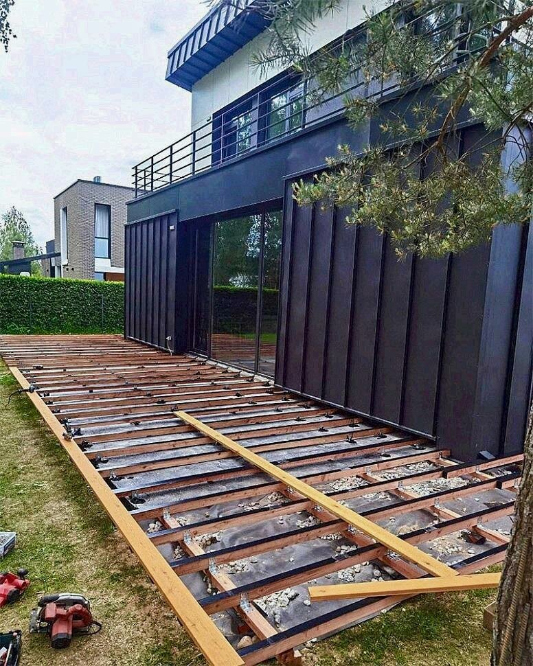 строительство террас, терраса из дерева, терраса на участке, терраса с крышей, террасная доска шип паз