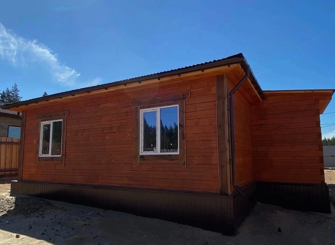 дом с имитацией бруса, дом обшит имитацией бруса, дом в, частного дома, отделка дома имитацией бруса