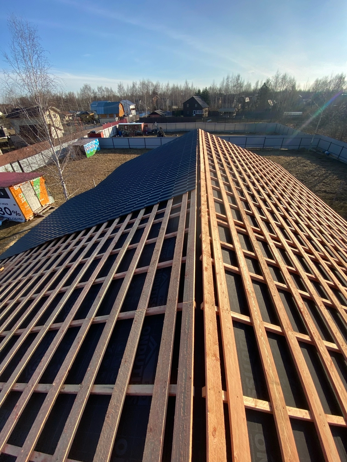 строительство каркасного дома, монтаж кровли, кровельные работы, дома строительство, дом