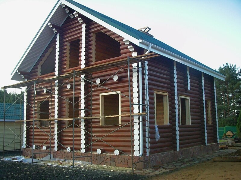 деревянный дом оцилиндровка из оцилиндрованного, дом из бревна, дома из оцилиндрованного бревна, сруб дома из бревна, cтроительства деревянного дома