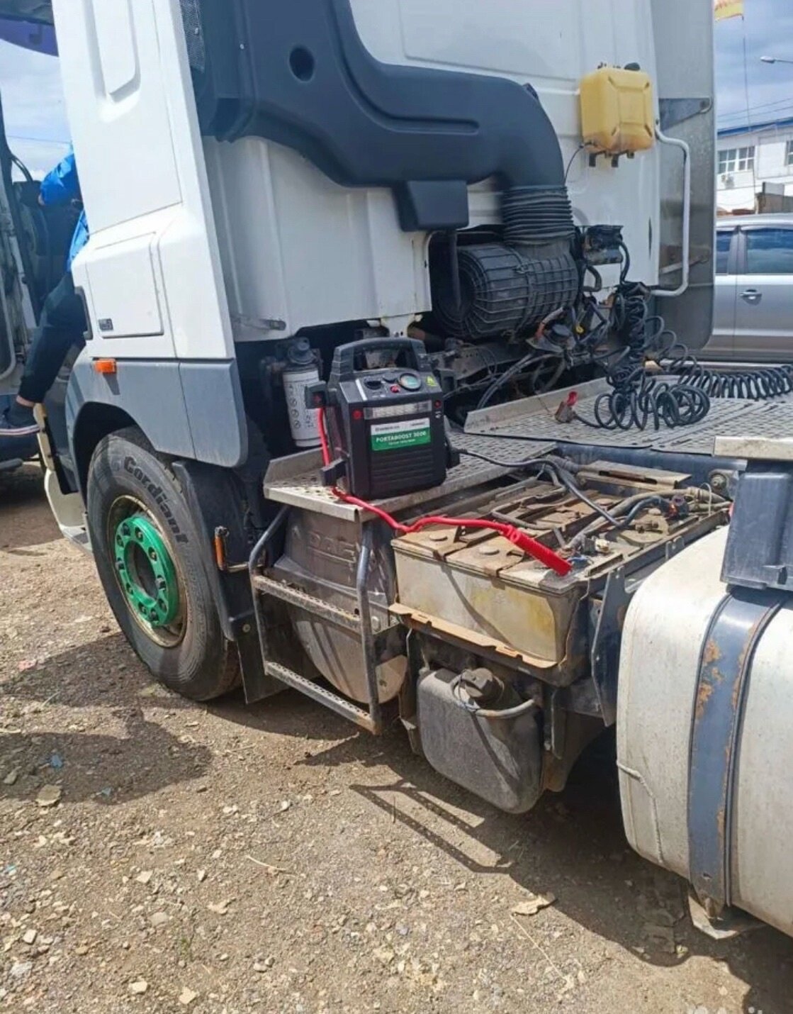 тягач daf, гидрофикация тягача даф 105, гидрофикация седельного тягача даф 105, тягач даф, гидрофикация седельного тягача