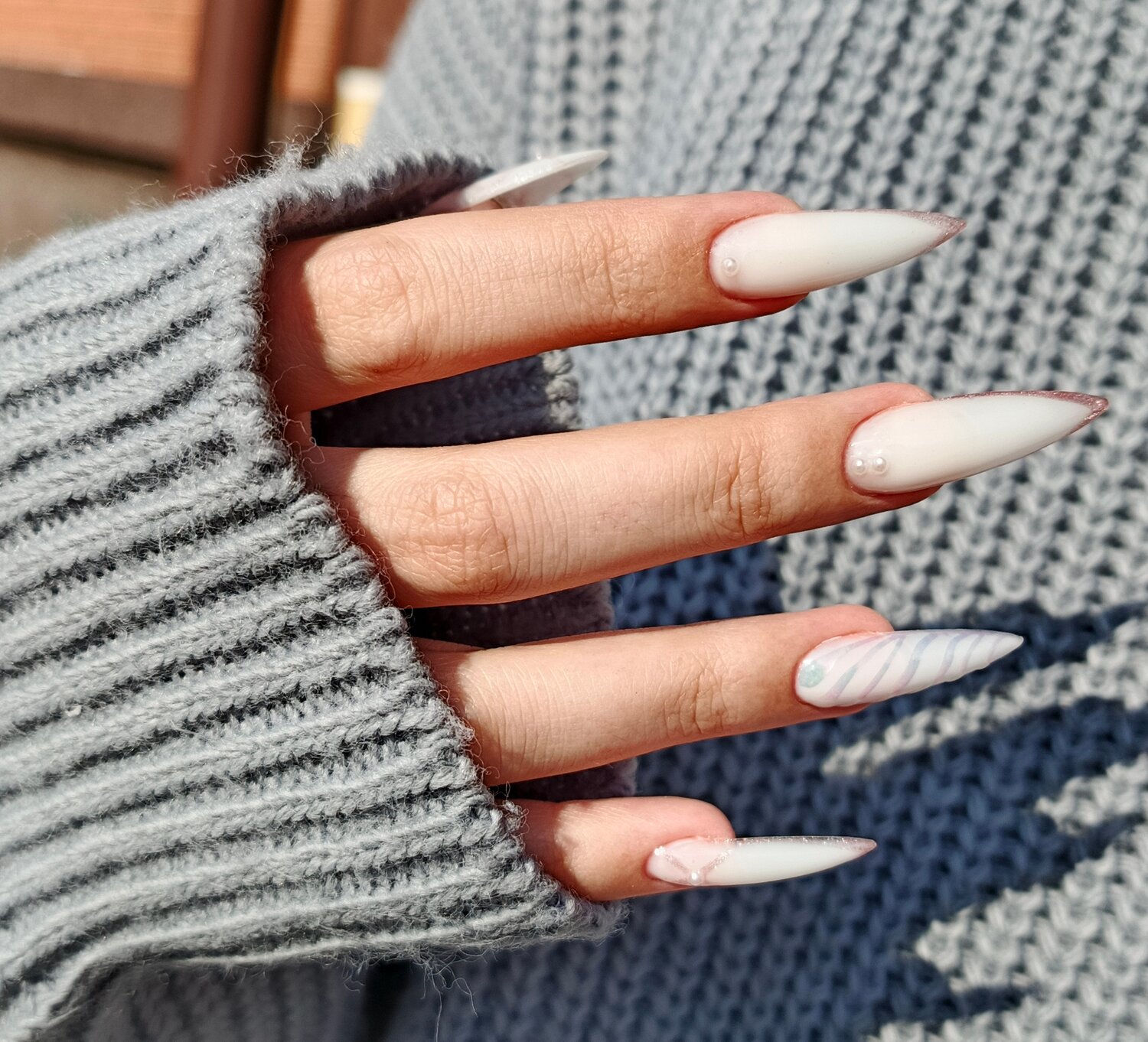 ногти, ногти 💅, маникюр, длинные ногти маникюр, острые ногти
