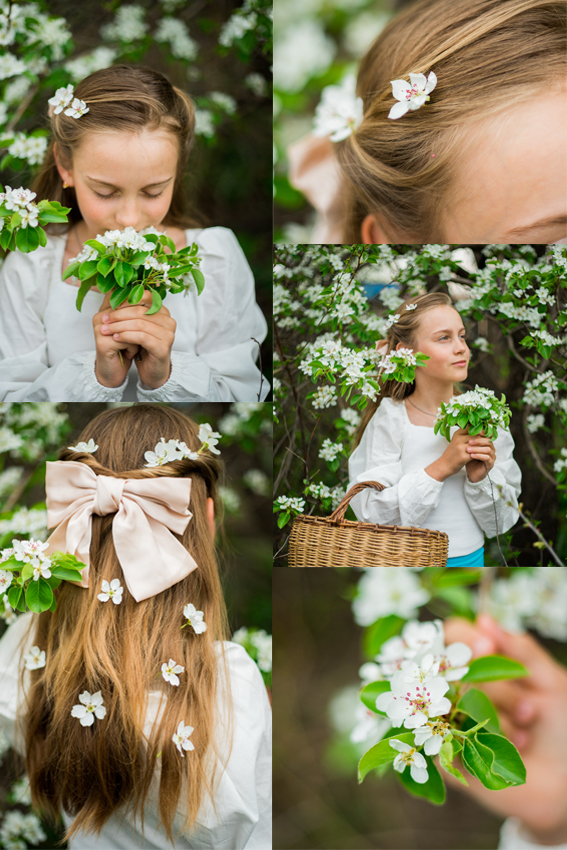 фотосессия в саду, весенние фотосессии, фотосессия в цветущем саду, фотосессия в яблонях, фотосессия в яблоневом саду