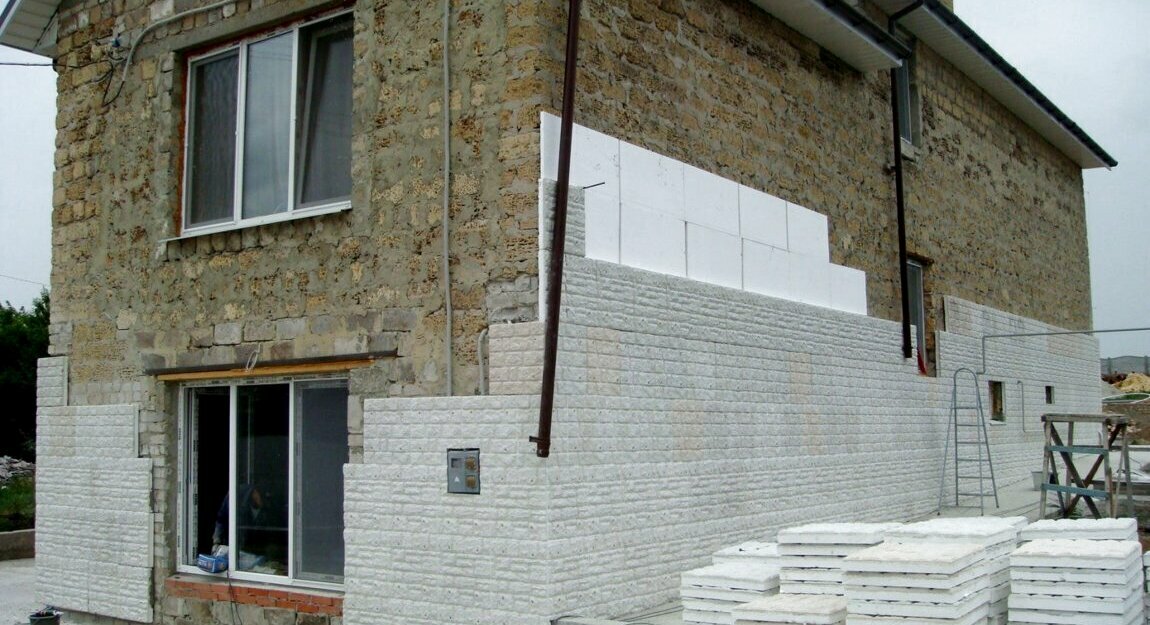 термопанели полифасад, термопанели теплофасад, наружная отделка дома из газобетона, утепление фасада, полифасад дома