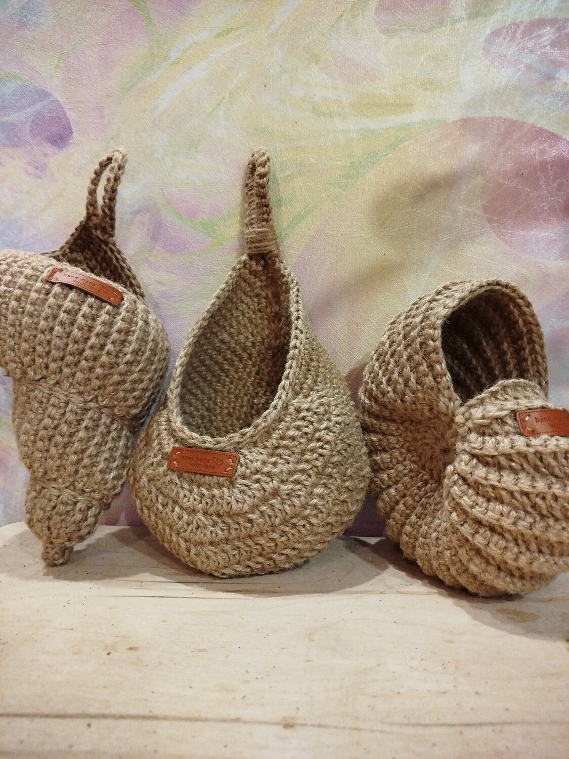 подвесная корзинка из джута, подвесная корзина из джута, джутовая корзина, корзина из джута, корзинка из джута