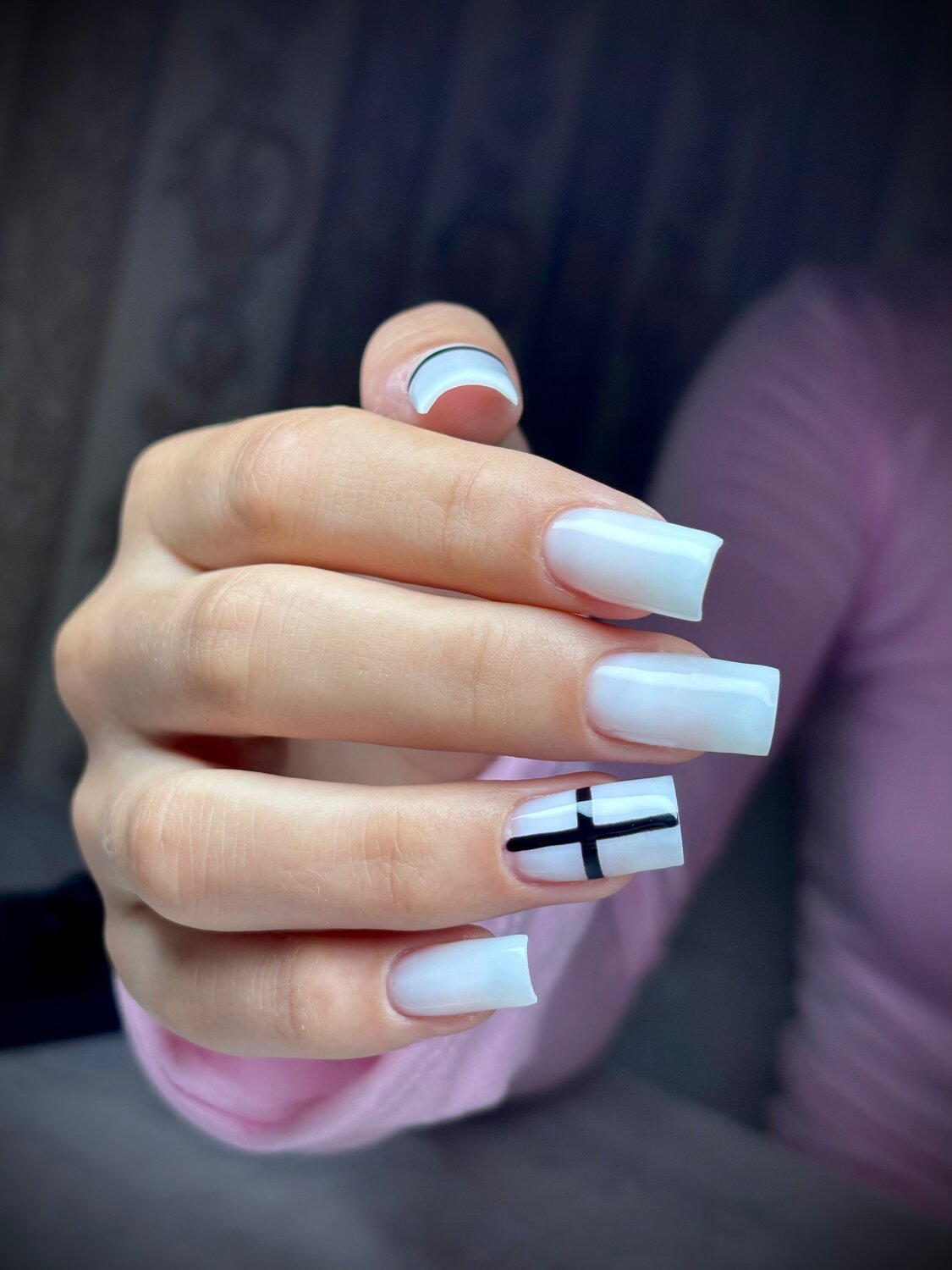 ногти, ногти 💅, маникюр длинные ногти, белые ногти квадрат, ногти маникюр дизайн