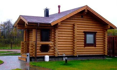 баня из оцб под ключ, сруб дом баня из оцилиндрованного бревна, баня из оцилиндрованного бревна 6х4, дом-баня из оцилиндрованного бревна под ключ, бани из оцилиндрованного бревна