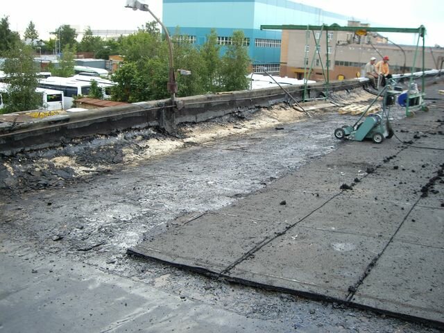 демонтаж мягкой кровли, ремонт плоской кровли, ремонт мягкой кровли, демонтаж стяжки кровли, стяжка кровли