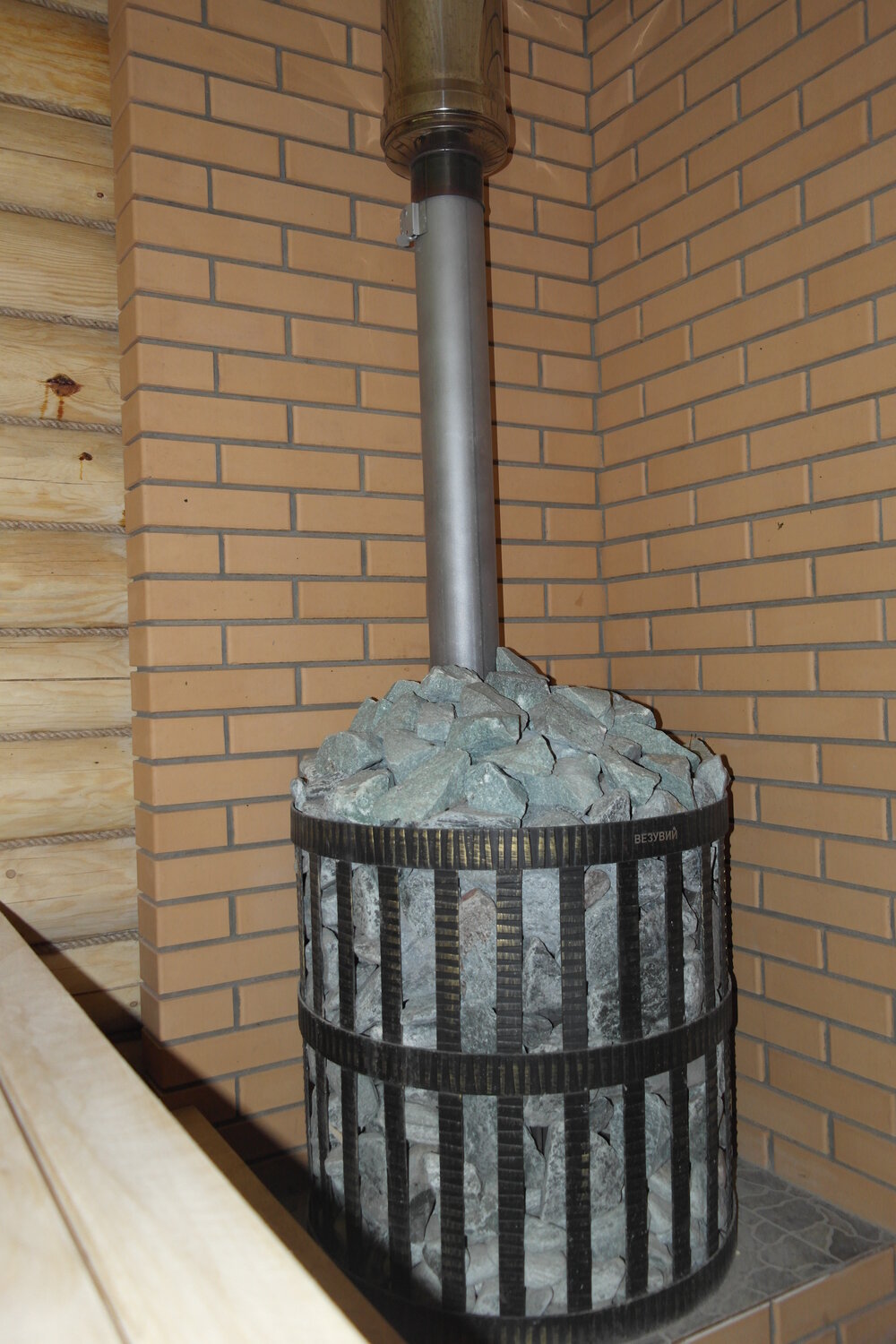Кладка банной печи