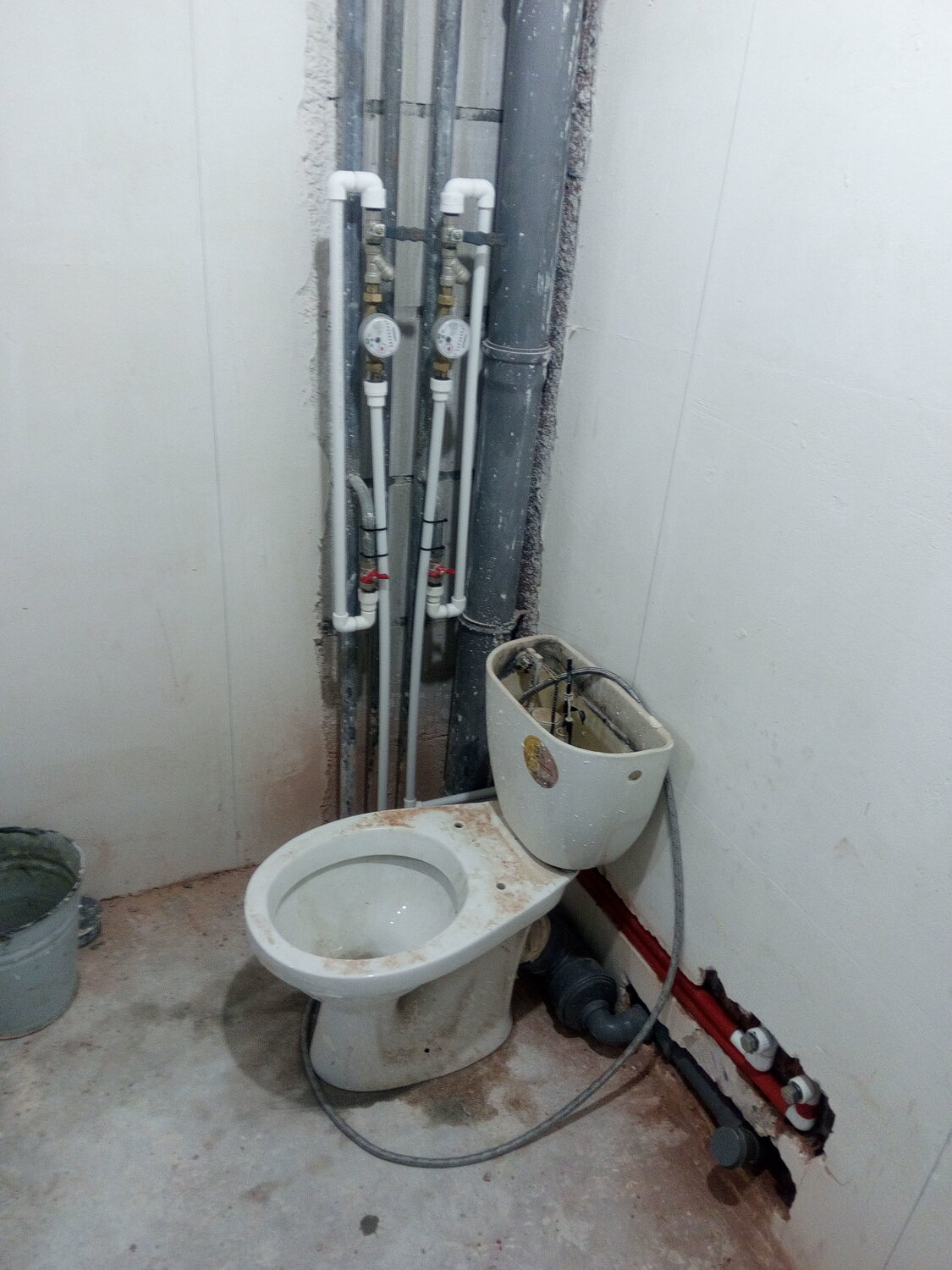 Монтаж водосчетчика