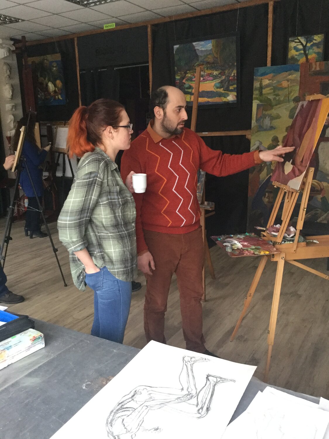 Подготовка к художественным экзаменам с репетитором