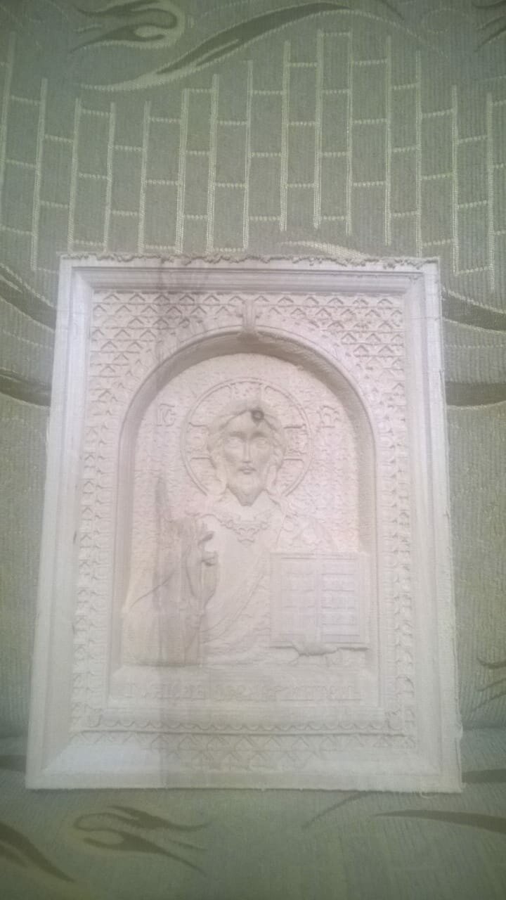 иконы из гипса, иконы резьба по левкасу золочение, икона матрона, мрамор икона из мрамора на станке чпу, икона