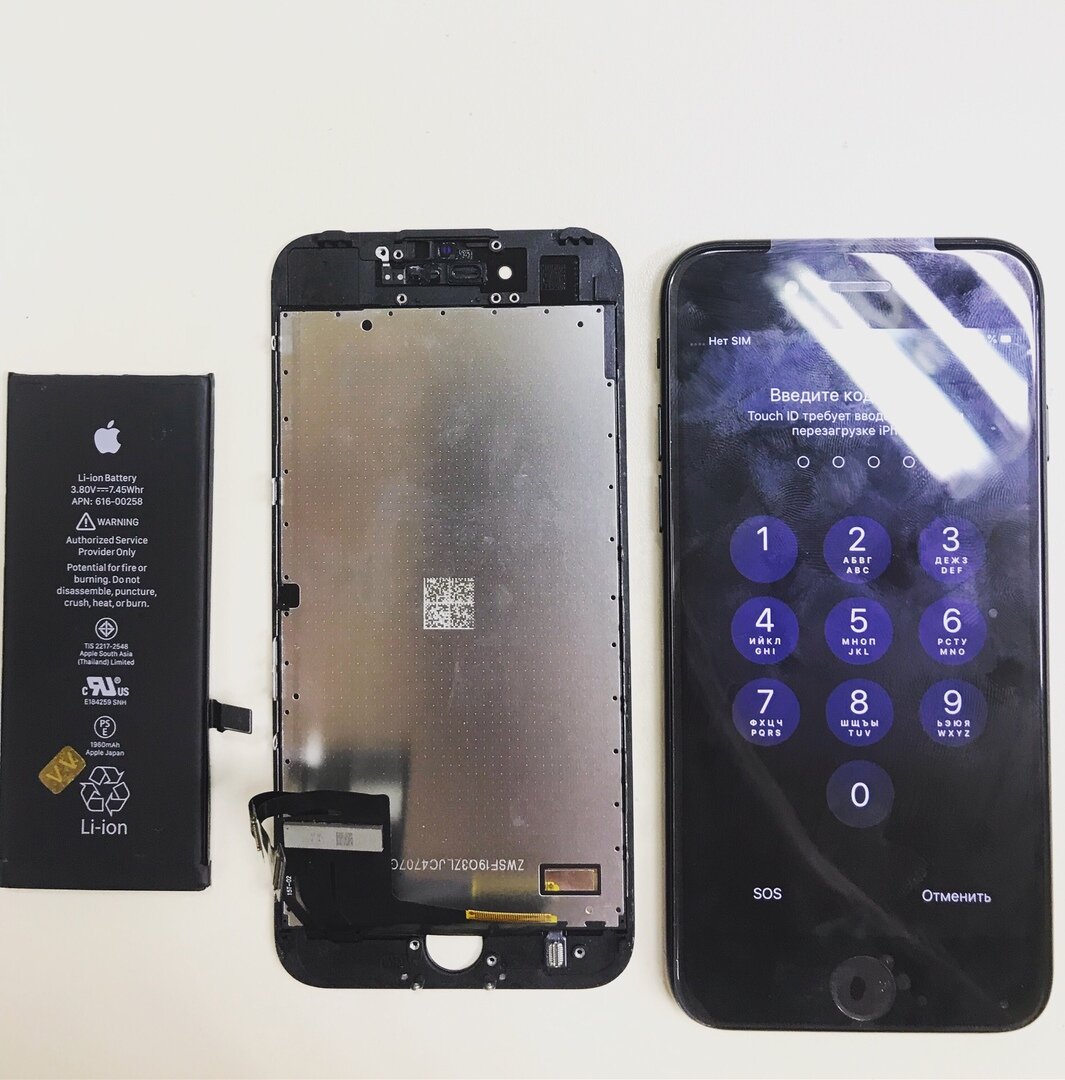 дисплей айфон 7, смартфон, iphone 7, дисплей, разбор дисплея айфон 7