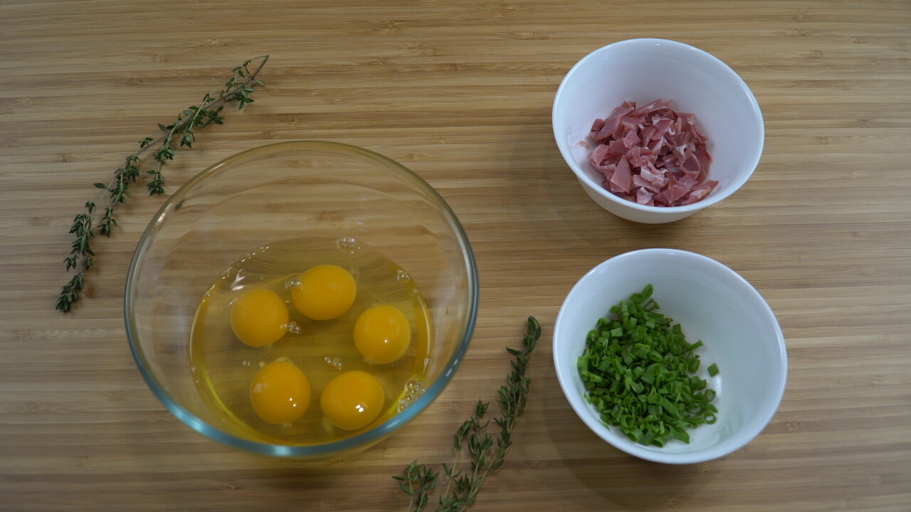завтрак, еда, зелени, яйца, вкусно