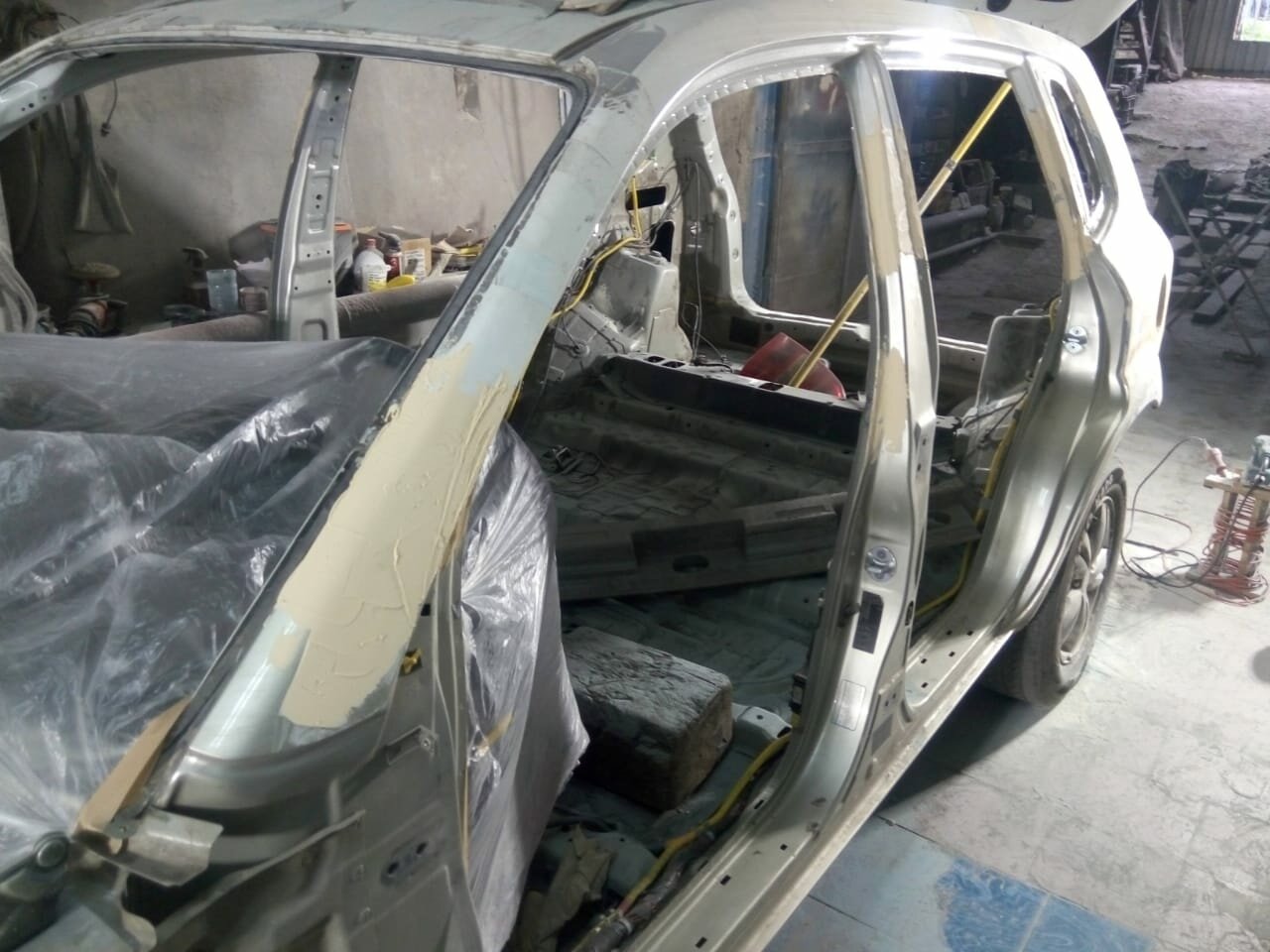 кузов, ваз 2110 внутренний каркас кузова, автомобиль, голый кузов ваз 2110, авто