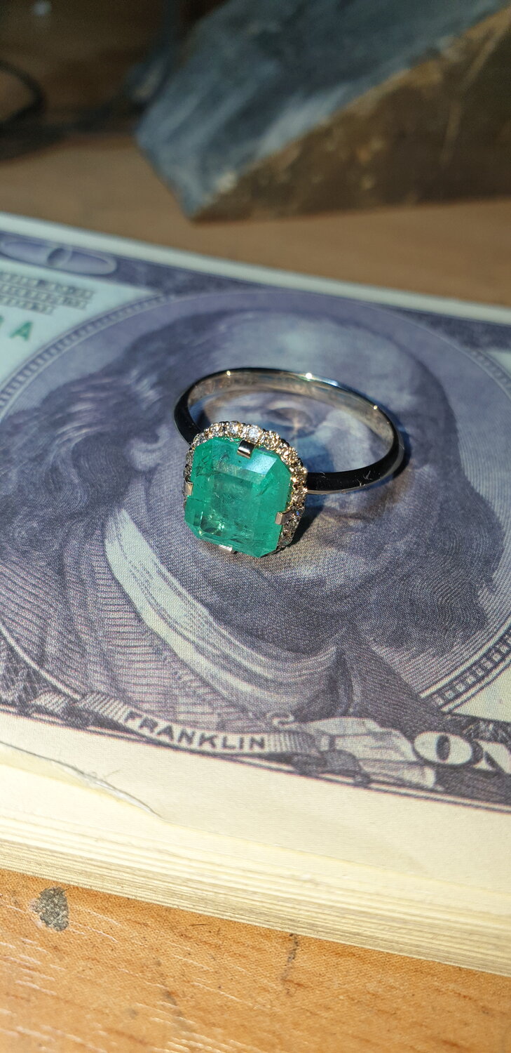 украшение, колец, ювелирное украшение, кольца ювелирные изделия, кольцо с изумрудом