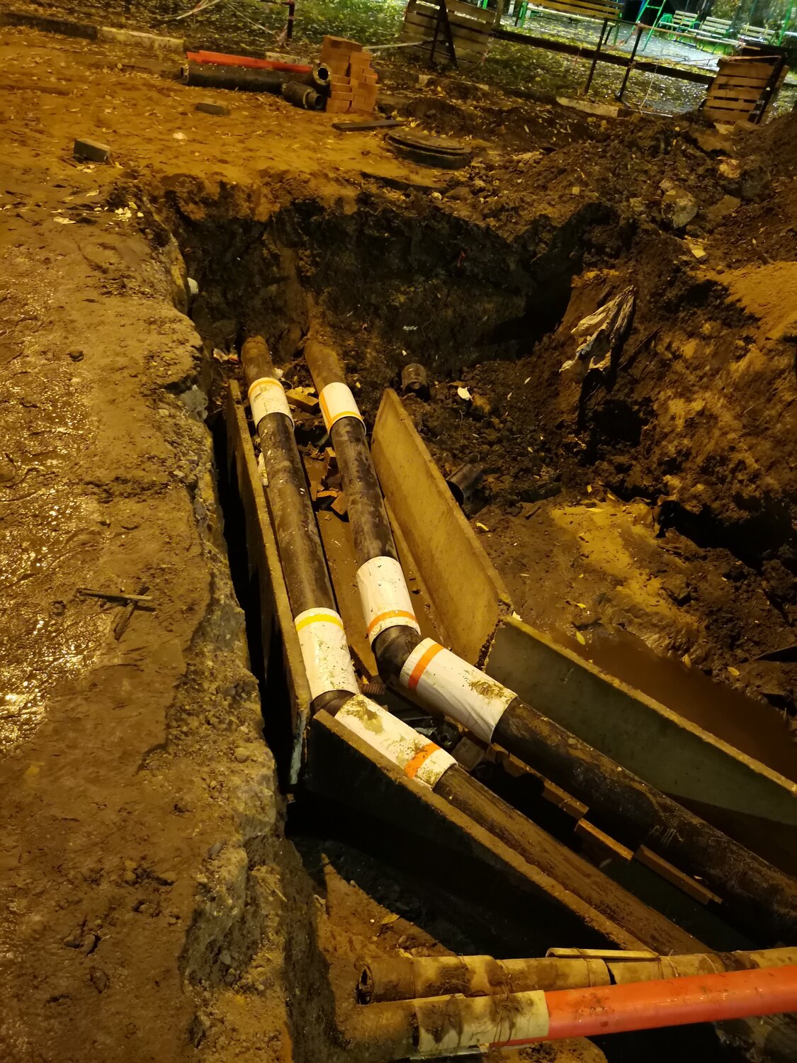 Монтаж ппу трубы