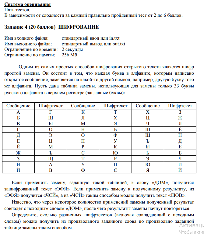 страница с текстом, задание, таблица, задача, содержит ли какую-либо информацию таблица в которой нет