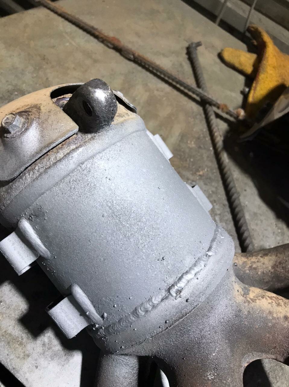 катализатор, пламегаситель на кия рио 3, обманка катализатора хендай солярис 1.6, коллекторный катализатор, пламегаситель