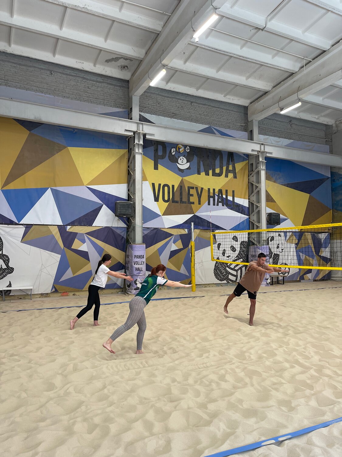 panda volley hall, пляжный спорт, пляжный волейбол, площадка для волейбола, пляжный центр песок