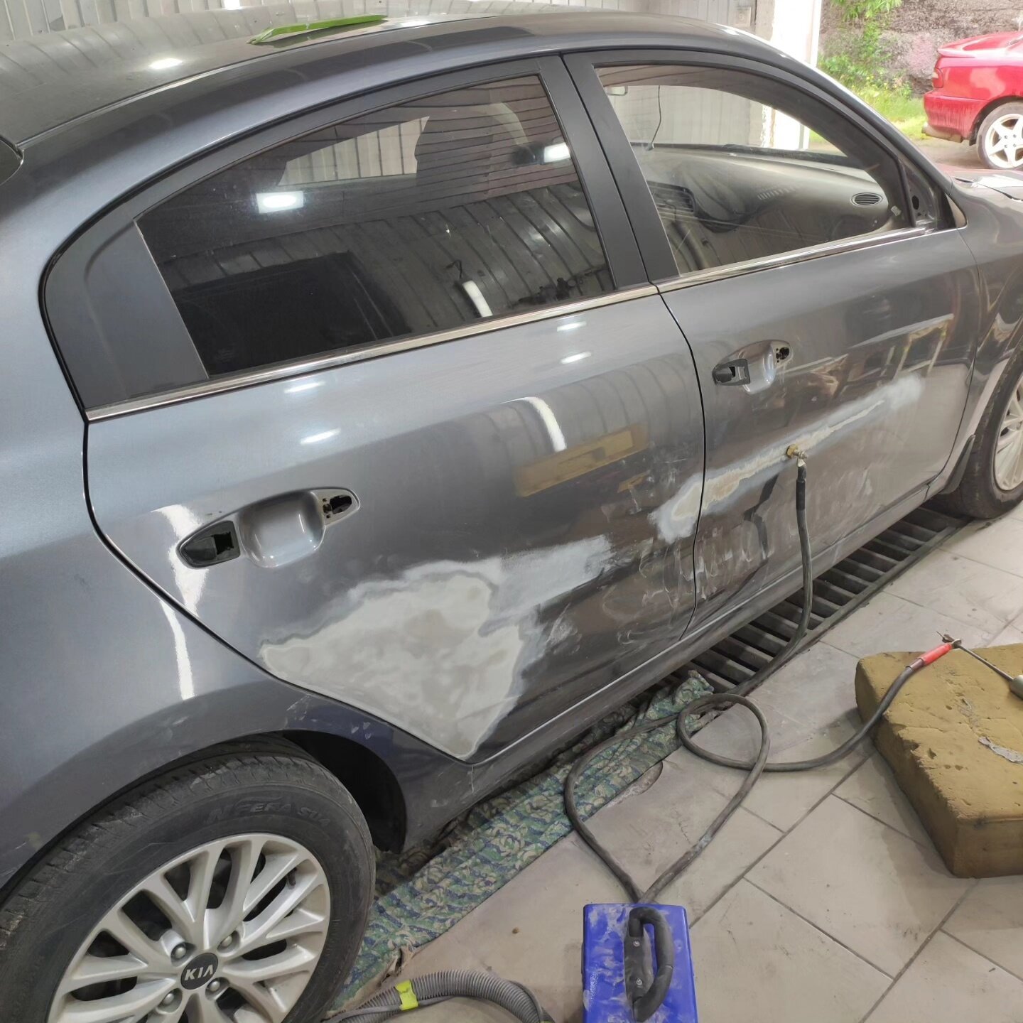 покраска авто, кузовной ремонт, покраска кузова, полировка кузова авто, Hyundai Solaris