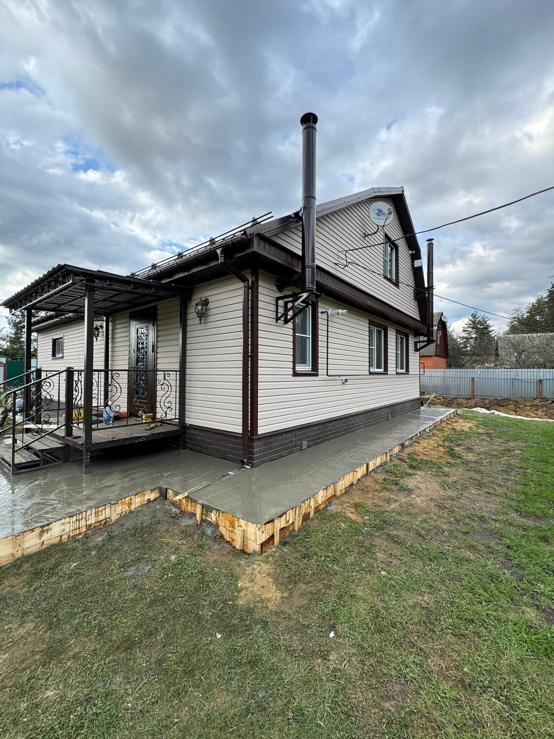 сайдинг деке блок хаус крем брюле, дом в, дома дом, дом пмж, частного дома