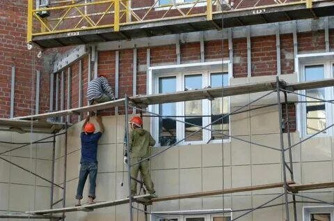 монтаж фасада, монтажник вентилируемых фасадов, фасадные работы, ремонт фасада здания, капремонт многоквартирных домов