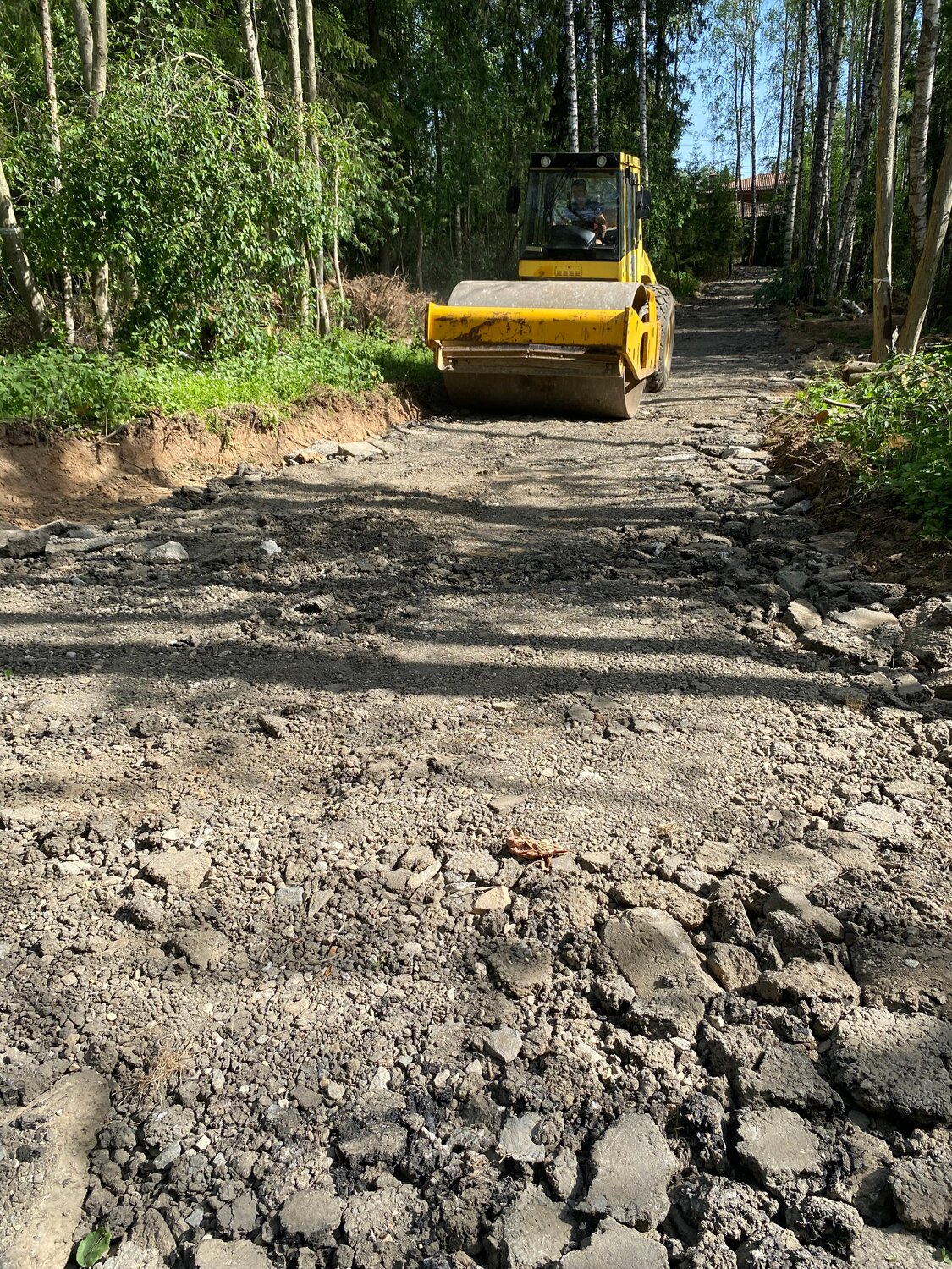 строительство дорог, дорога в, дорога строительство, дорога из щебня, дорога из асфальтовой крошки
