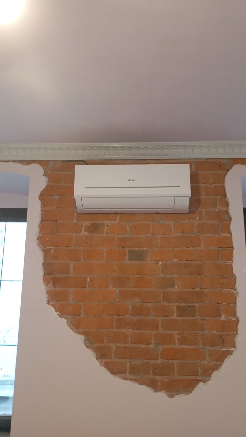 кондиционер с установкой, монтаж кондиционера, кондиционер, сплит внутренний блок предмонтаж, кондиционеры сплит системы