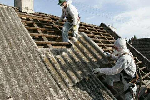 asbestos roof, кровельные работы, asbestos removal, замена кровли, asbestos cement