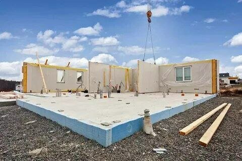 дом из железобетонных панелей, стеновые панели для малоэтажного строительства, жб панели для строительства дома, дом из жб панелей, дома из бетонных панелей