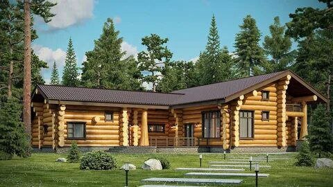 дом скандинавия из оцилиндрованного бревна, дом из оцилиндрованного бревна викинг, одноэтажные дома из сруба, проект дома из бревна одноэтажный, проекты одноэтажных домов из оцилиндрованного бревна