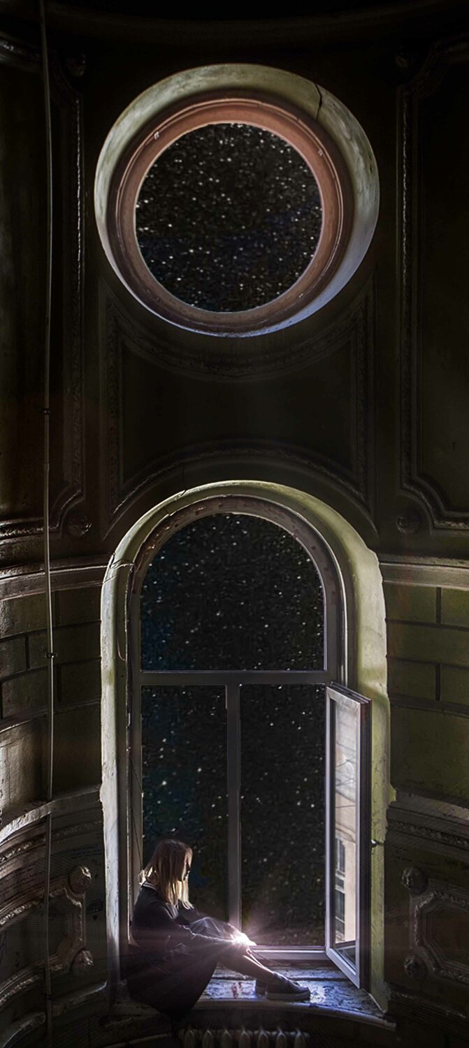 архитектура, сюрреализм, здание, boötes void, окна